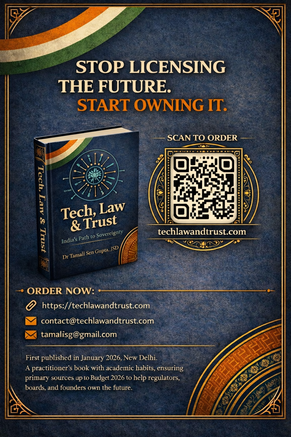 Endorsements and additional press for Tech, Law & Trust